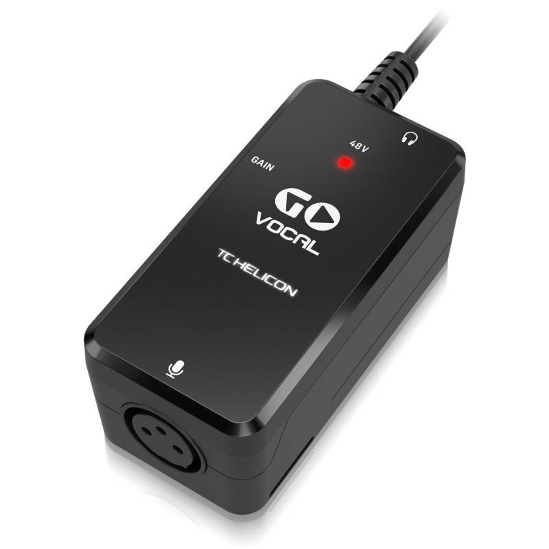 TC Helicon GO VOCAL HighQuality Microphone Preamp for Mobile Devices